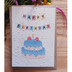 Carte Gâteau Happy Birthday