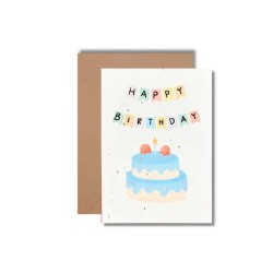 Carte Gâteau Happy Birthday