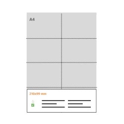 Carte premium Signet M 210x99 mm