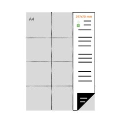 Carte premium Signet L 297x70 mm