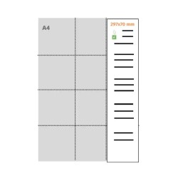 Carte premium Signet L 297x70 mm