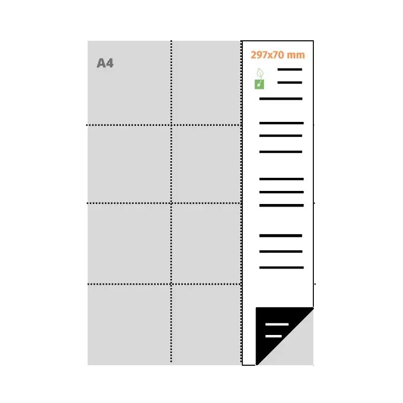 Carte Signet L 297x70 mm