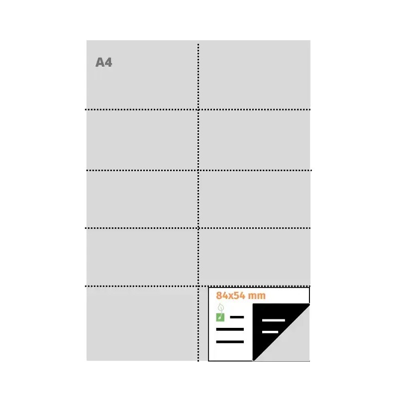 Carte Carte de Visite 84x54 mm