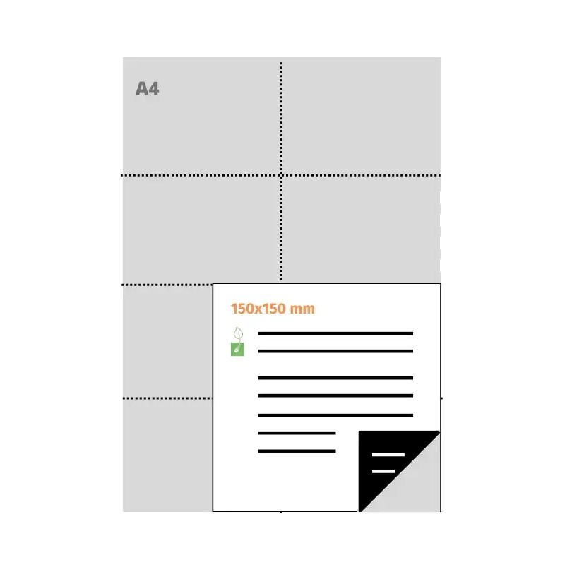 Carte Carré 150x150 mm