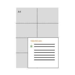 Carte Carré 150x150 mm